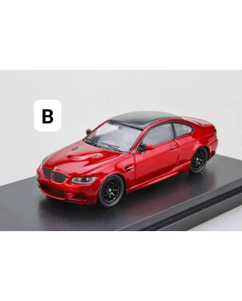 (預訂 Pre-order) FINE MODEL 1/64 M3E92 (Diecast car model) Transparent red (限量699台)