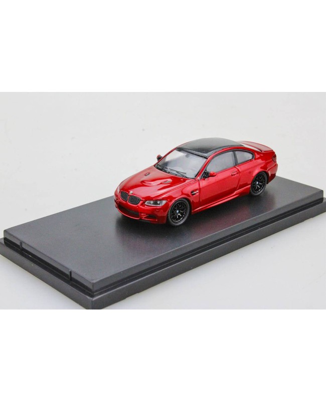 (預訂 Pre-order) FINE MODEL 1/64 M3E92 (Diecast car model) Transparent red (限量699台)
