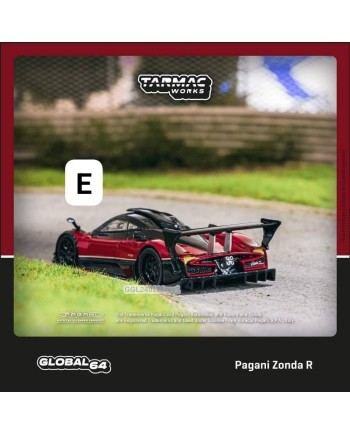 (預訂 Pre-order) Tarmac 1/64 T64G-TL015-RE Pagani Zonda R Rosso Dubai (Diecast car model)