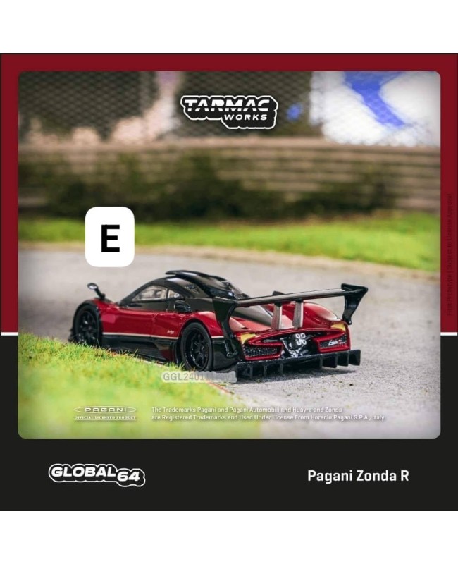 (預訂 Pre-order) Tarmac 1/64 T64G-TL015-RE Pagani Zonda R Rosso Dubai (Diecast car model)