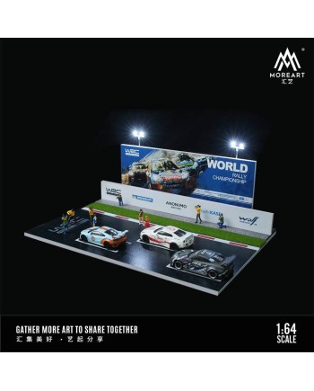 (預訂 Pre-order) MoreArt 1/64 EVENT ASSEMBLY SCENE WRC(World Rally Championship) MO925105