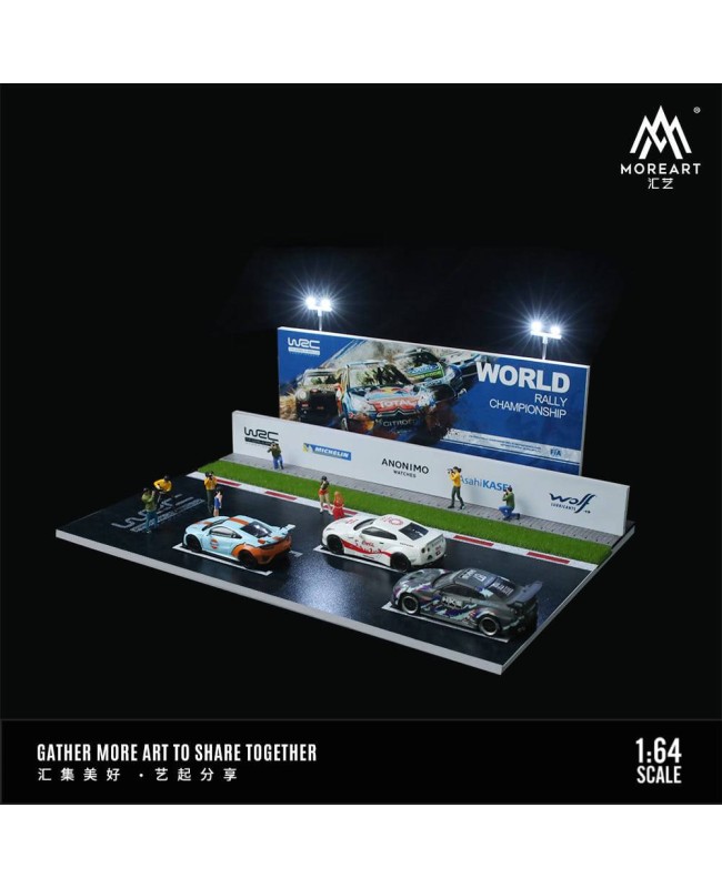 (預訂 Pre-order) MoreArt 1/64 EVENT ASSEMBLY SCENE WRC(World Rally Championship) MO925105