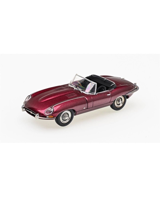 (預訂 Pre-order) GFCC 1/64 1961 Jaguar E-Type convertible (Diecast car model) Metallic Red