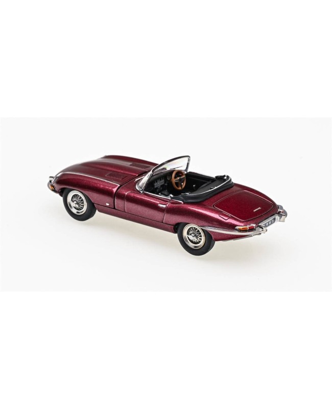 (預訂 Pre-order) GFCC 1/64 1961 Jaguar E-Type convertible (Diecast car model) Metallic Red