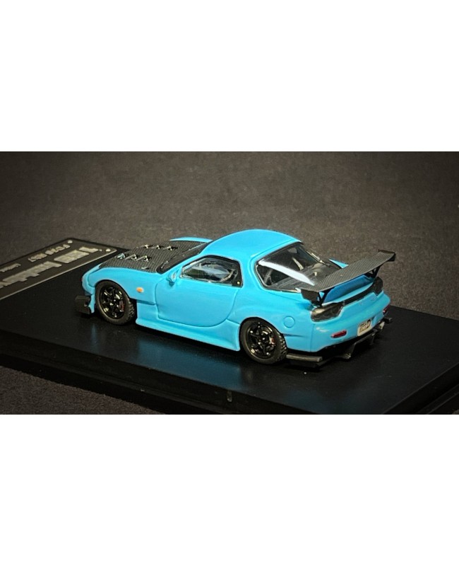 (預訂 Pre-order) 123 Hobby 1/64 FD3S RX7 (Diecast car model) 限量888台 BB Blue