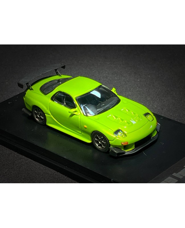 (預訂 Pre-order) 123 Hobby 1/64 FD3S RX7 (Diecast car model) 限量888台 Apple Green