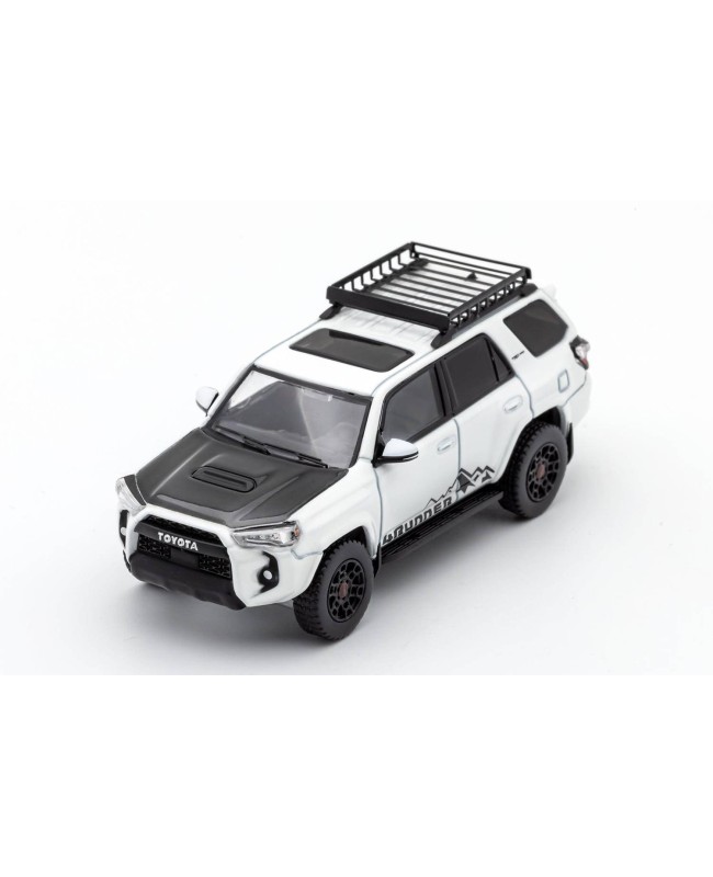 (預訂 Pre-order) GCD 1/64 Toyota 4 RUNNER (Diecast car model) White black cover KS-059-345