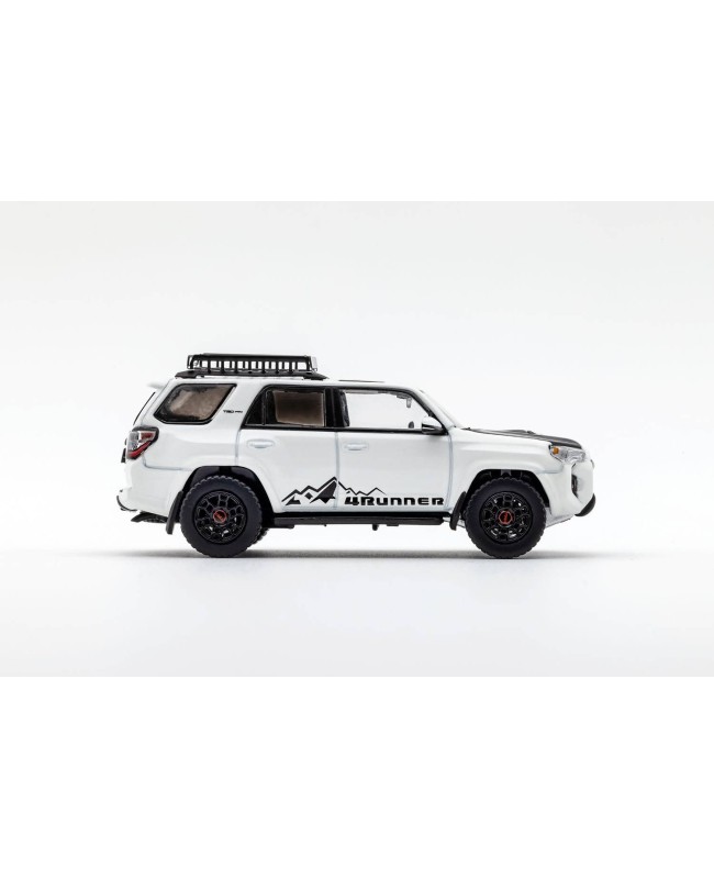 (預訂 Pre-order) GCD 1/64 Toyota 4 RUNNER (Diecast car model) White black cover KS-059-345