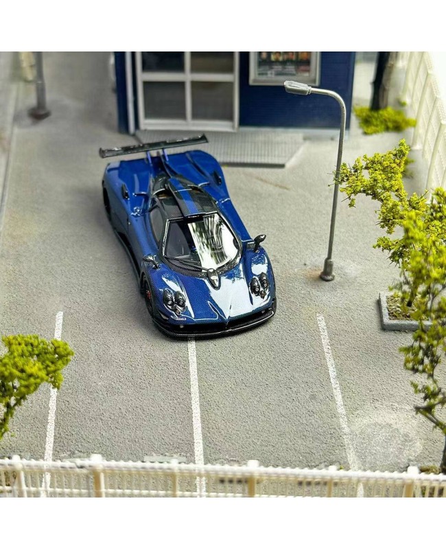 (預訂 Pre-order) U2 1/64 Pagani 760LH (Resin car model) 限量299台 Blue Carbon