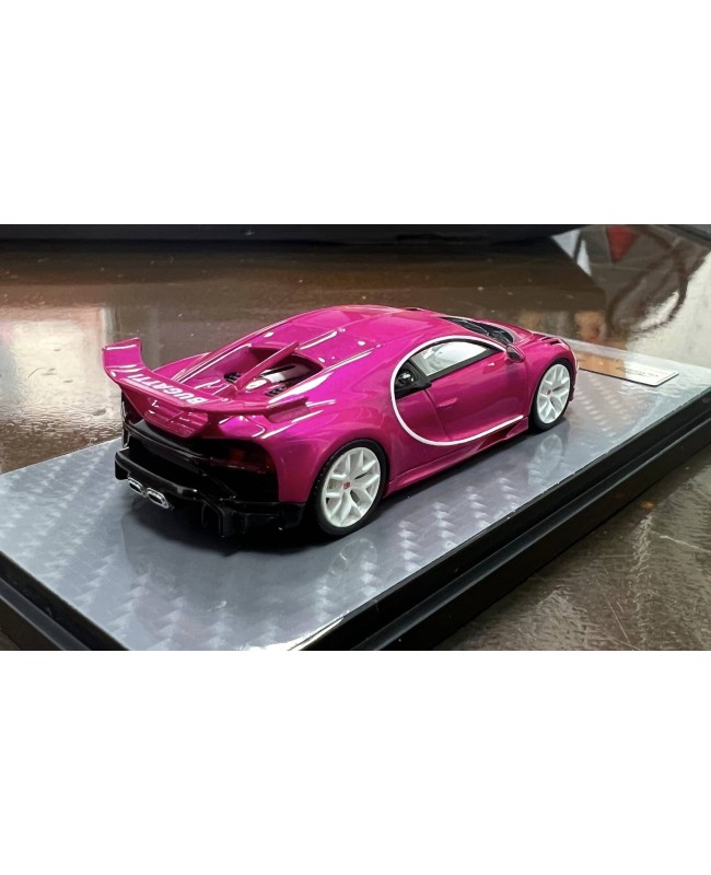 (預訂 Pre-order) YM model 1/64 Chiron Pur Sport Flash Pink (Resin car model) 限量299台