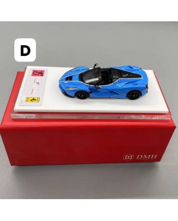 (預訂 Pre-order) DMH 1/64 LaFerrari  aperta (Resin car model) DM64C004 BB blue (限量299台)