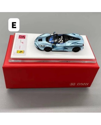 (預訂 Pre-order) DMH 1/64 LaFerrari  aperta (Resin car model) DM64C005 Light ice blue  (限量399台)
