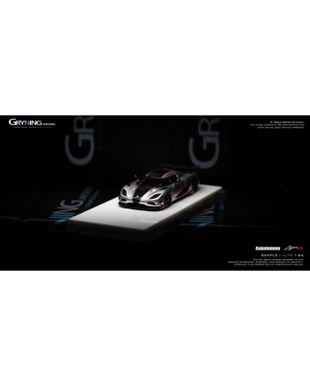 (預訂 Pre-order) GRYNING.model 1/64 Koenigsegg  Agera RS (Resin car model) 限量999台 GA001A Silver/Carbon