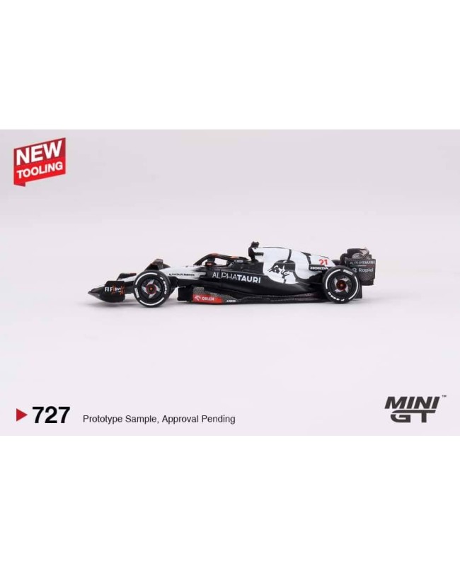 (預訂 Pre-order) MINI GT 1/64 MGT00727-L AlphaTauri AT04 No.21 Australian GP 2023 Nyck de Vries (Diecast car model)