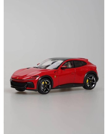 (預訂 Pre-order) Funny Model 1/64 Ferrari F SUV (Diecast car model) Rosso Corsa 紅色配黃色剎車卡鉗, 棕色內飾, 茶色天窗 (限量999台)