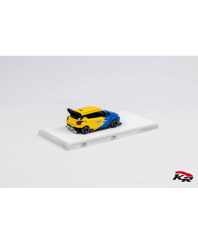 (預訂 Pre-order) KR 1/64 64 Swift 3rd generation, Zephyr modified version (Resin car model) 限量299台 Blue yellow SPOON