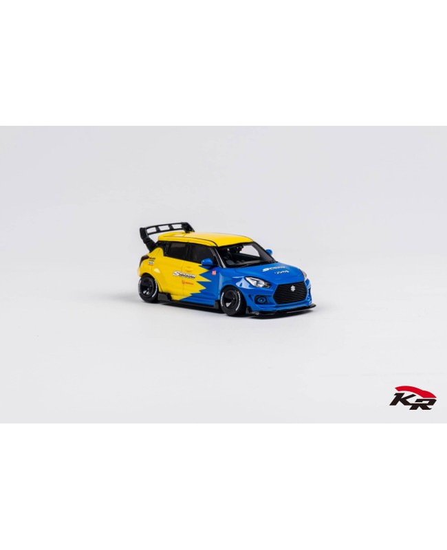(預訂 Pre-order) KR 1/64 64 Swift 3rd generation, Zephyr modified version (Resin car model) 限量299台 Blue yellow SPOON