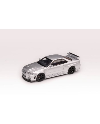 (預訂 Pre-order) MOTORHELIX 1/64 NISSAN SKYLINE GT-R(R34)Z-TUNE (Diecast car model) 限量699台 Z Tune Silver