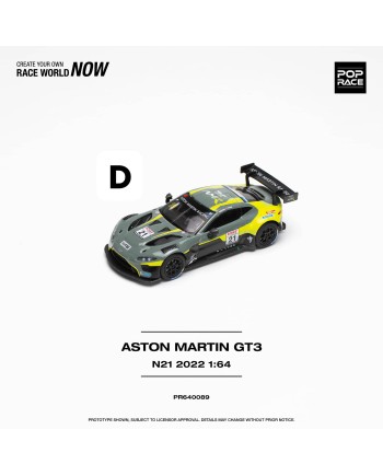 (預訂 Pre-order) POPRACE 1/64 PR640089 ASTON MARTIN GT3 N24 2022 (Diecast car model)