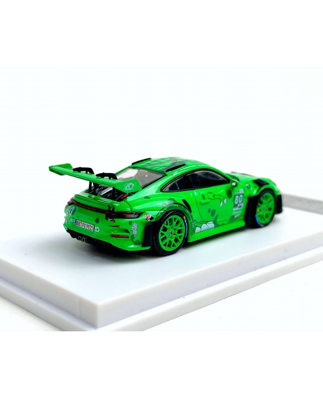 (預訂 Pre-order) Solo 1/64 Porsche 911 992 GT3 RS (Diecast car model) Tyrannosaurus rex Green