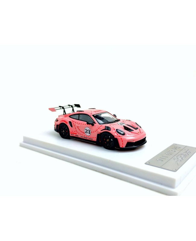 (預訂 Pre-order) Solo 1/64 Porsche 911 992 GT3 RS (Diecast car model) Pink Pig
