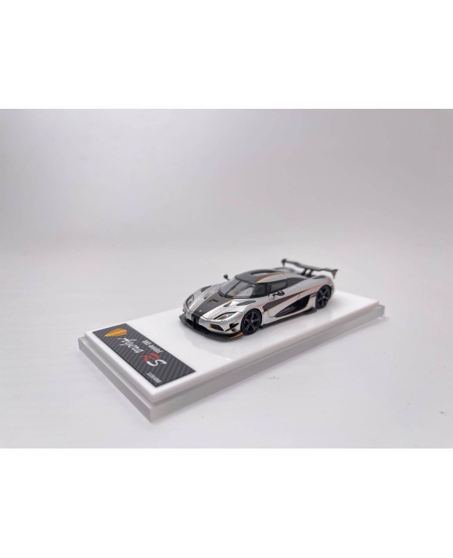 (預訂 Pre-order) XKE-model 1/64 Koenigsegg Agera RS (Resin car model) 限量499台 Silver carbon