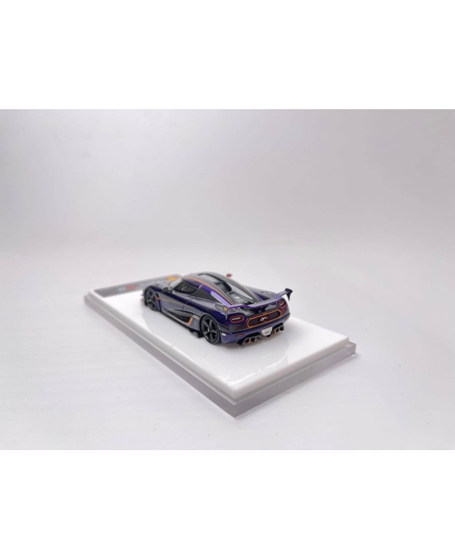 (預訂 Pre-order) XKE-model 1/64 Koenigsegg Agera RS (Resin car model) 限量499台 Purple carbon