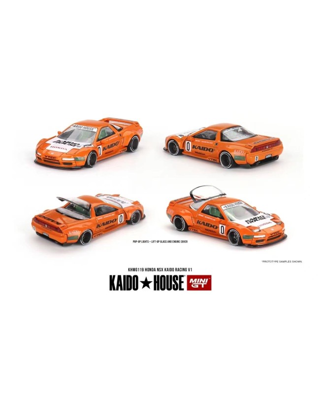 (預訂 Pre-order) Kaidohouse x MINI GT Honda NSX Kaido Racing V1 KHMG119 (Diecast car model)