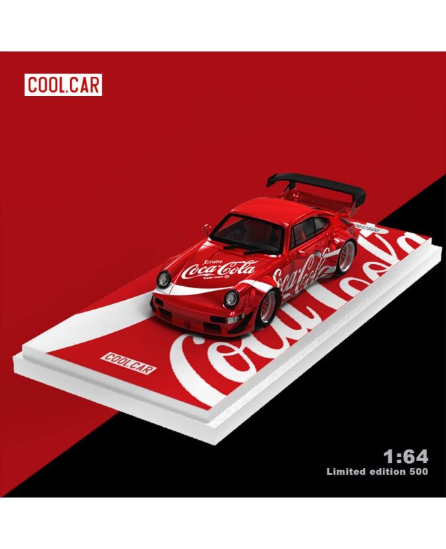 (預訂 Pre-order) Cool Car 1/64 Coca-Cola Livery (Diecast car model) Porsche 964 CC640842 (限量500台)