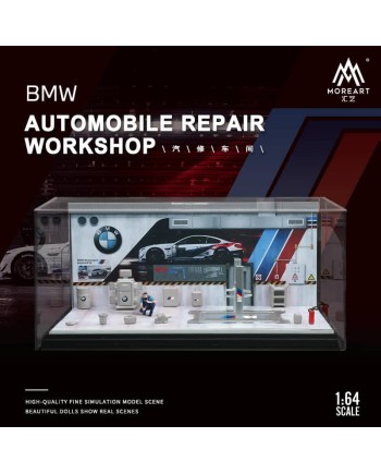 (預訂 Pre-order) MoreArt 1/64 AUTOMOBILE REPAIR WORKSHOP BMW MO901205