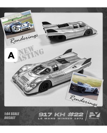 (預訂 Pre-order) Finclasscially FY 1/64 22# Martini, 917kh Le Mans 24 Hours 1971 1st Winner (Diecast car model) 限量999台