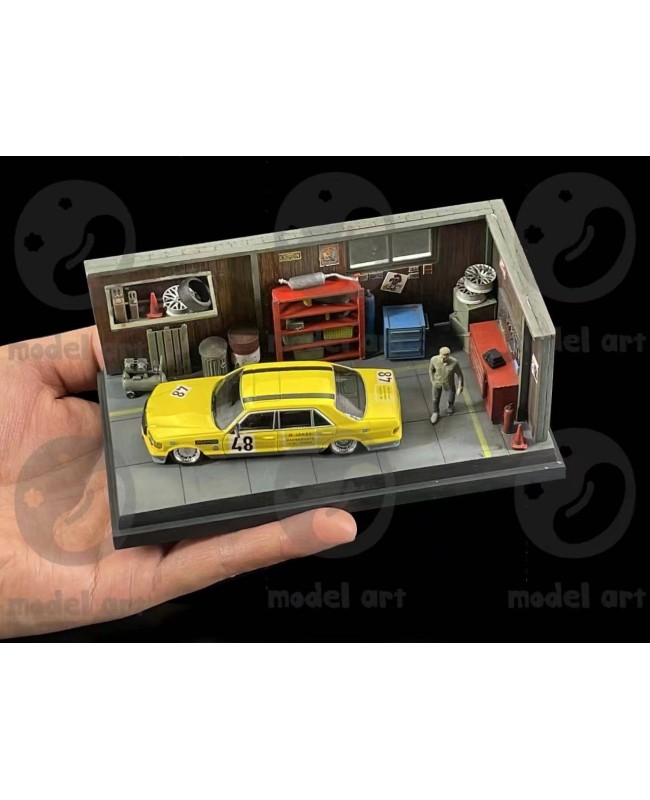(預訂 Pre-order) Model art&Liberty 64 1/64 repair Garage scene 限量300套