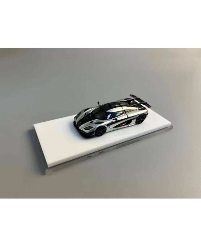 (預訂 Pre-order) Flame 1/64 Koenigsegg One:1 silver (Diecast car model) 限量499台