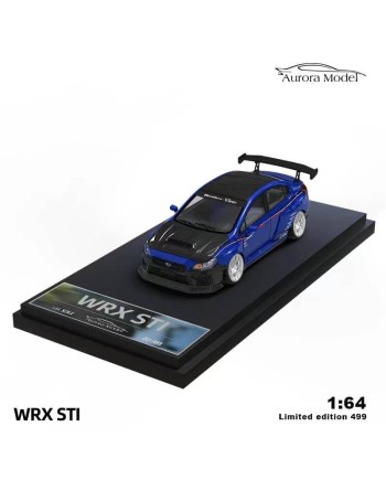 (預訂 Pre-order) AM 1:64 Subaru WRX STI (Diecast car model) Metallic Blue 普通版