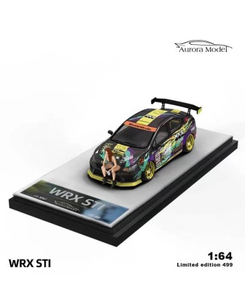 (預訂 Pre-order) AM 1:64 Subaru WRX STI (Diecast car model) HKS 人偶版
