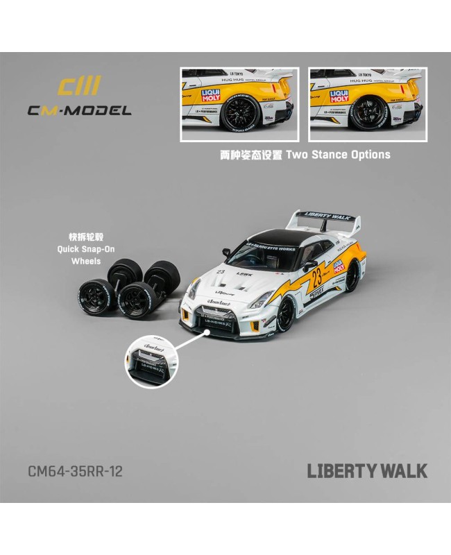 (預訂 Pre-order) CM model 1/64 Nissan LBWK GT35RR Super silhouette No.23/CM64-35RR-12 (Diecast car model)