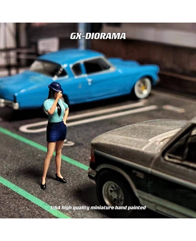 (預訂 Pre-order) GX-DIORAMA 1/64 policewoman and wrench woman GX2024030602