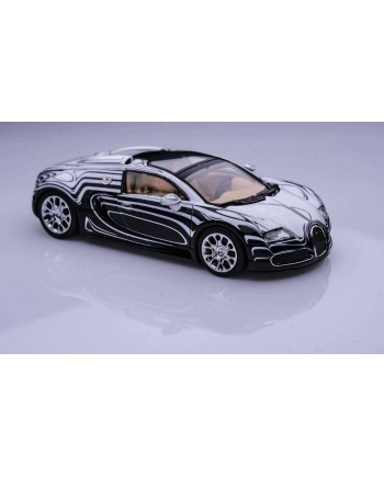 (預訂 Pre-order) Motral * TPC 1/64 Bugatti Veyron (Diecast car model) 限量799台 Black white