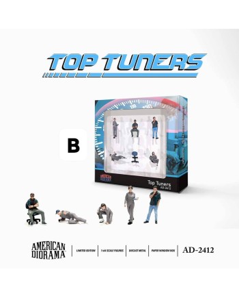 (預訂 Pre-order) American Diorama 1/64 AD-2412 Figure Set: Top Tuners