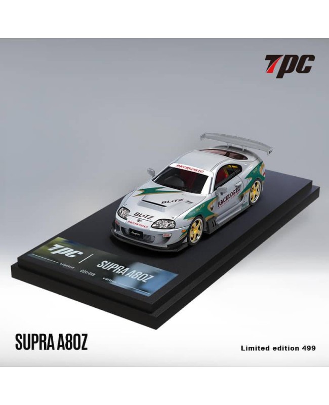 (預訂 Pre-order) TPC 1/64 Toyota Supra A80 Z Silver Green (Diecast car model) 限量499台 普通版