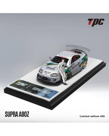 (預訂 Pre-order) TPC 1/64 Toyota Supra A80 Z Silver Green (Diecast car model) 限量499台 人偶版