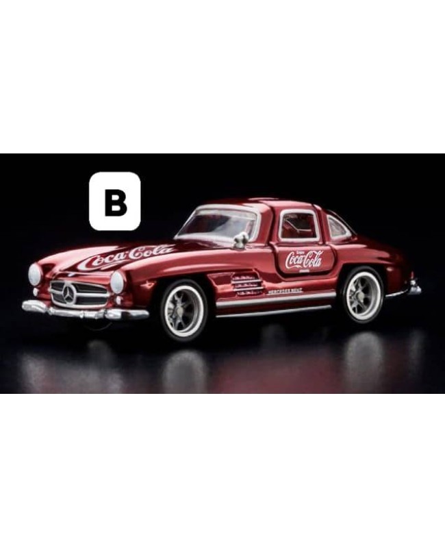 (預訂 Pre-order) Briscale Model BSC 1:64 1955 300SL W198 Gull Wing (Diecast car model) 限量399台 Coca Cola