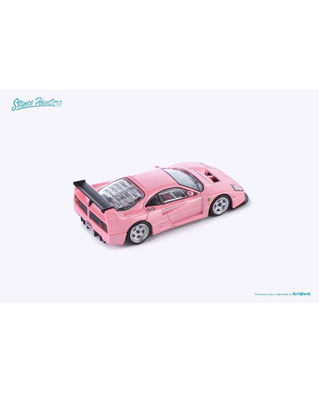 (預訂 Pre-order) Stance Hunters SH 1:64 Classic supercar series F40 LM (Diecast car model) 限量399台 Pink