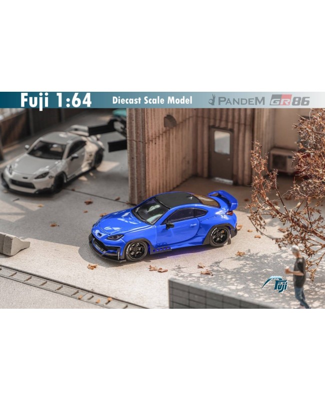 (預訂 Pre-order) Fuji 1/64 Pandem GR86 2nd generation Mk2 2022 Rocket Bunny (Diecast car model) 限量599台 Blue