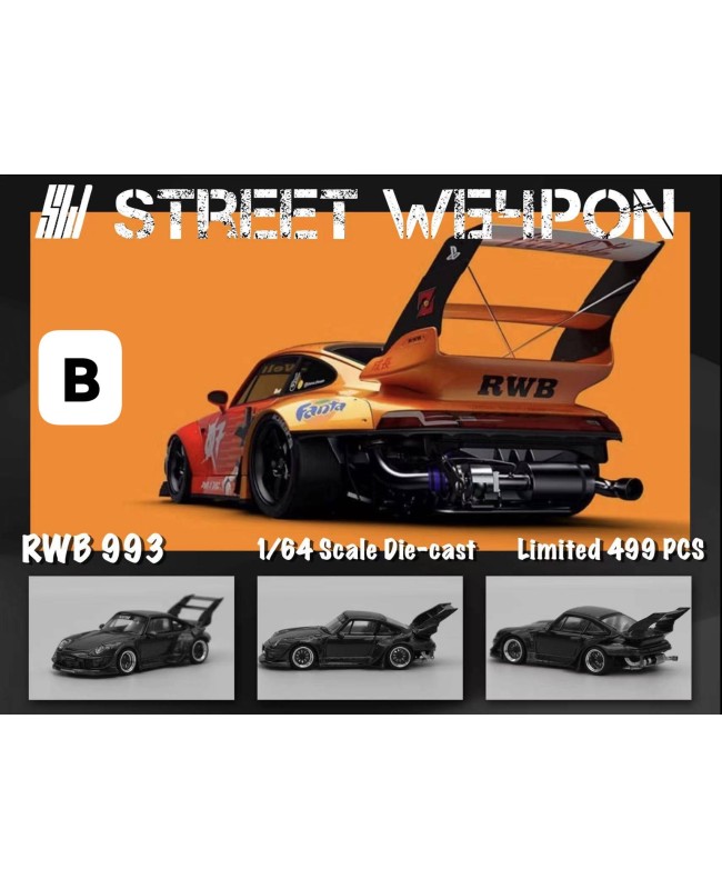 (預訂 Pre-order) SW 1/64 RWB 993 DRAGON BALL Livery (Diecast car model) 限量499台 Goku