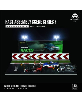 (預訂 Pre-order) MoreArt 1:64 Event Assembly Scene Rallycross 賽 MO925106