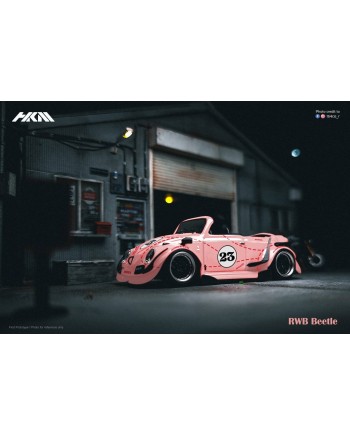 (預訂 Pre-order) HKM 1/64 RWB Beetle (Diecast car model) 限量599台 Pinkpig