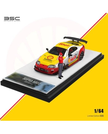 (預訂 Pre-order) BSC 1/64 Shell Livery series Toyota supra A80 人偶版 (Diecast car model) 限量499台