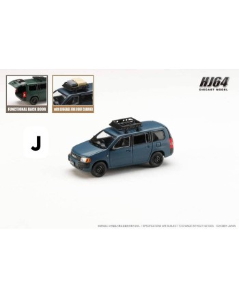 (預訂 Pre-order) HobbyJAPAN 1/64 Toyota PROBOX CUSTOMIZED VER. HJ643062BL : MATTE BLUE (Diecast car model)