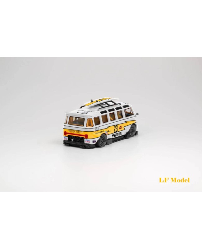 (預訂 Pre-order) LF Model 1/64 VW T1 van Kombi wide body modified version Flash#23 (Diecast car model) 限量500台